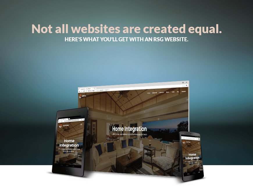 Here's what you'll get with an RSG website
